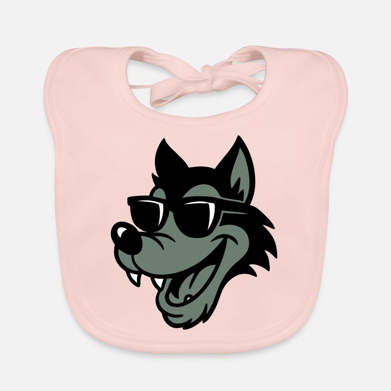 Wolf Comic Baby Bio-Lätzchen