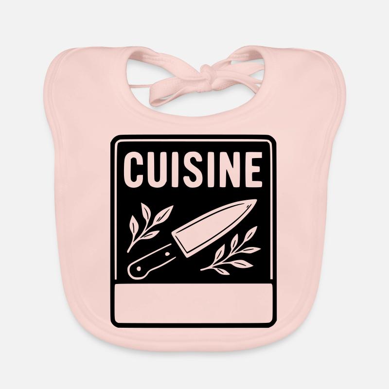 Kitchen -LAST NAME FIRST NAME Organic Baby Bibs
