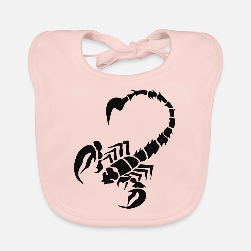 LXP Scorpion 1 - Baby Bio-Lätzchen - Rose