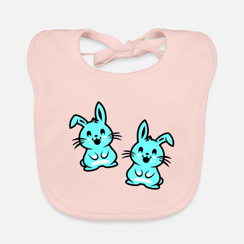Easter Bunny Easter Organic Baby Bibs