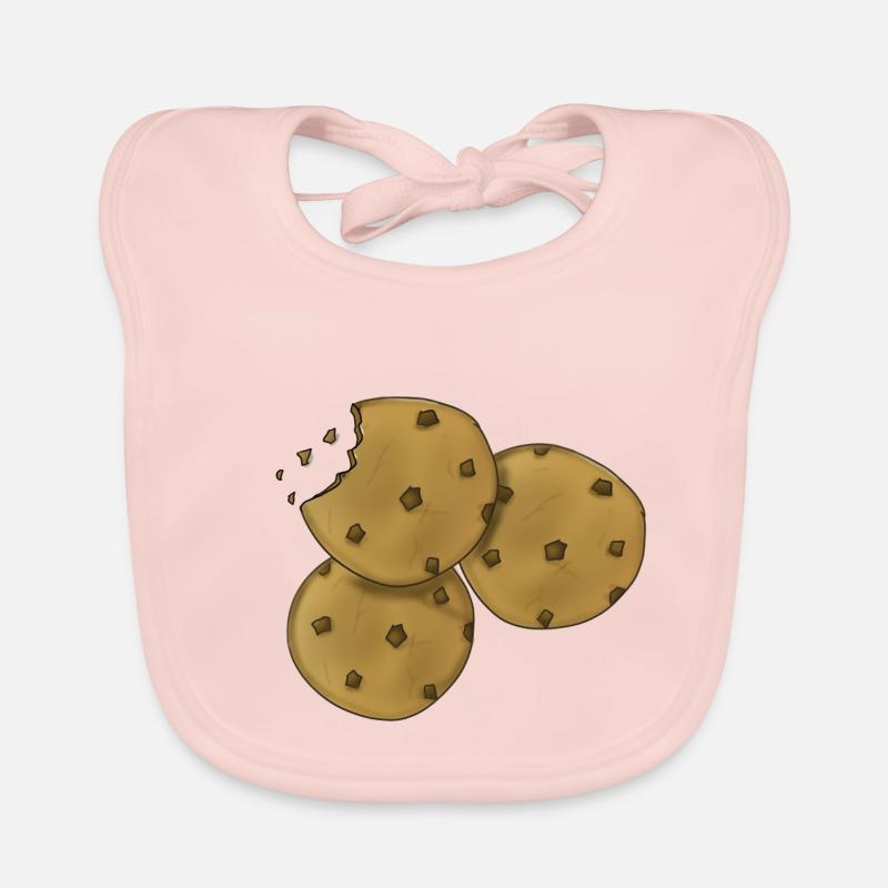 Biscuit biscuit cookie cookie Bavoir bio Bébé