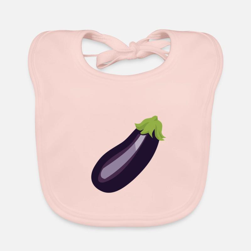 Eggplant Organic Baby Bibs