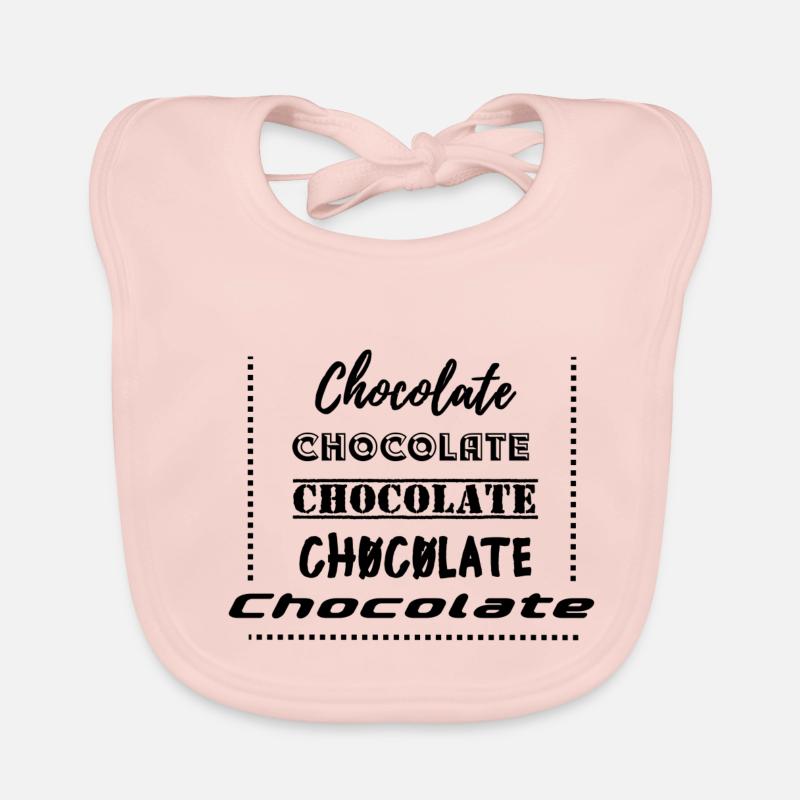 Chocolat chocolat chocolat Bavoir bio Bébé