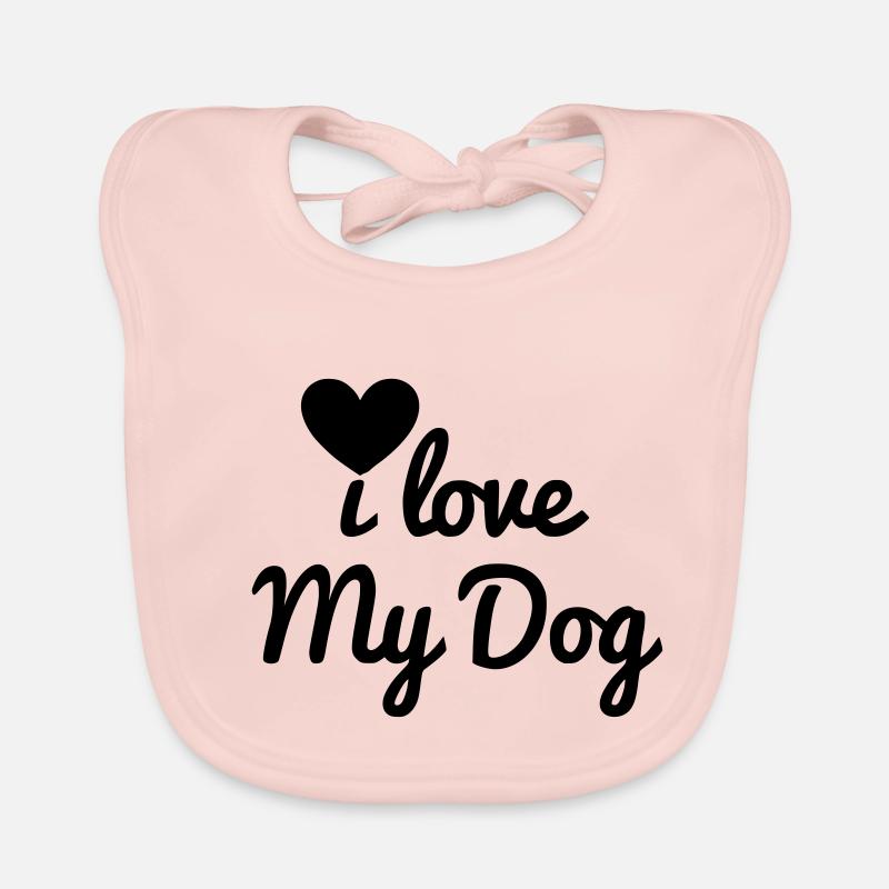 I love my dog Baby Bio-Lätzchen