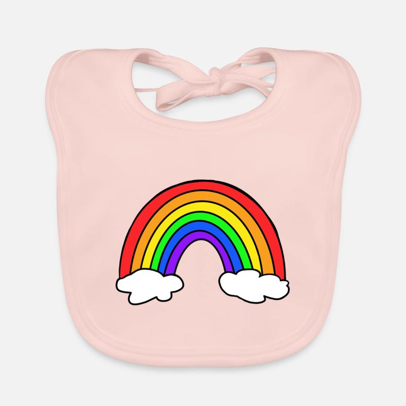 Rainbow Organic Baby Bibs