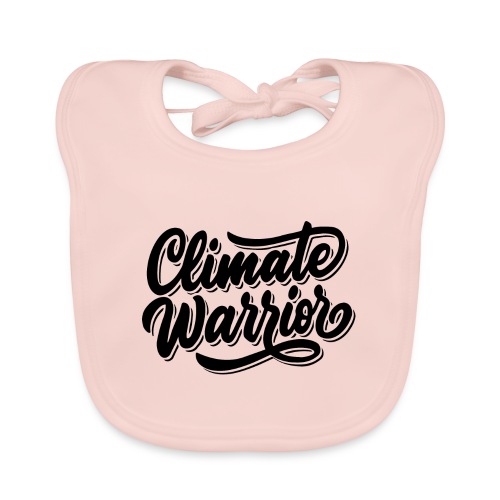 Climate warrior black - Bio-slabbetje voor baby's
