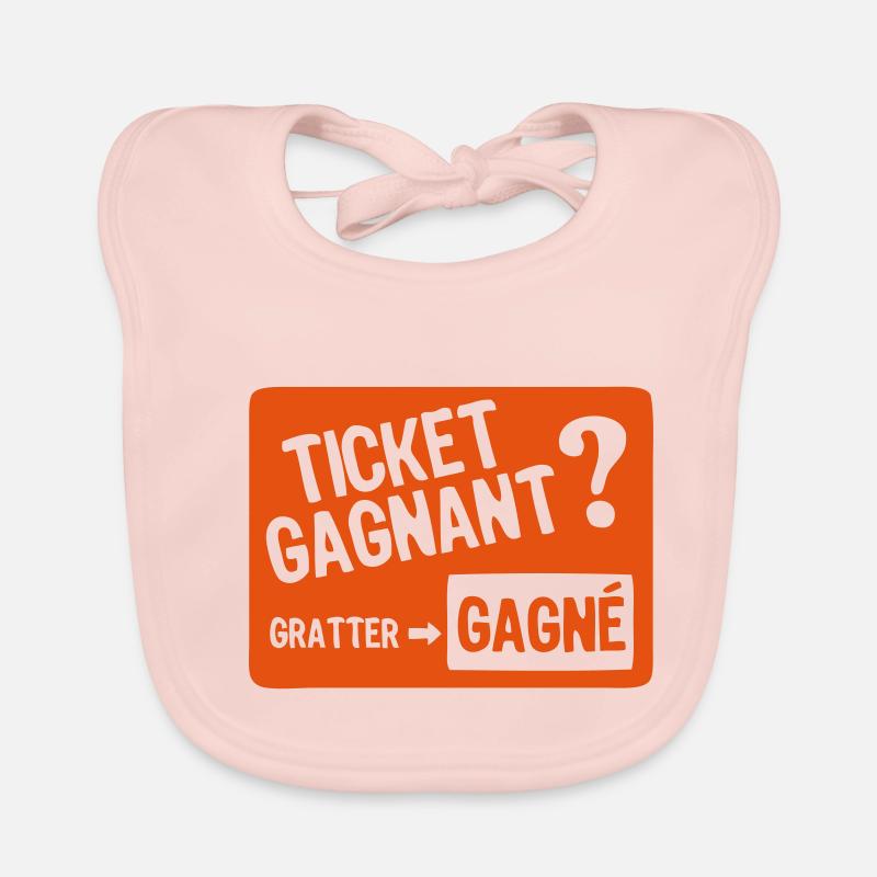 scratch ticket wins game Organic Baby Bibs