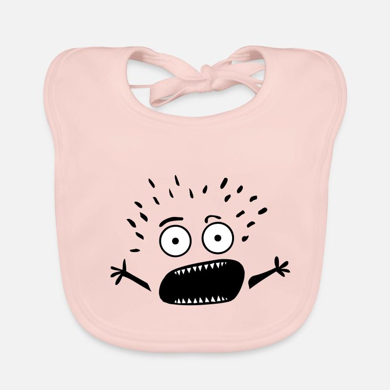 fear icon nothing does scary character scares 1 Organic Baby Bibs