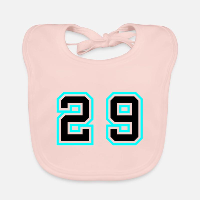 29 Symbole numérique Bavoir bio Bébé
