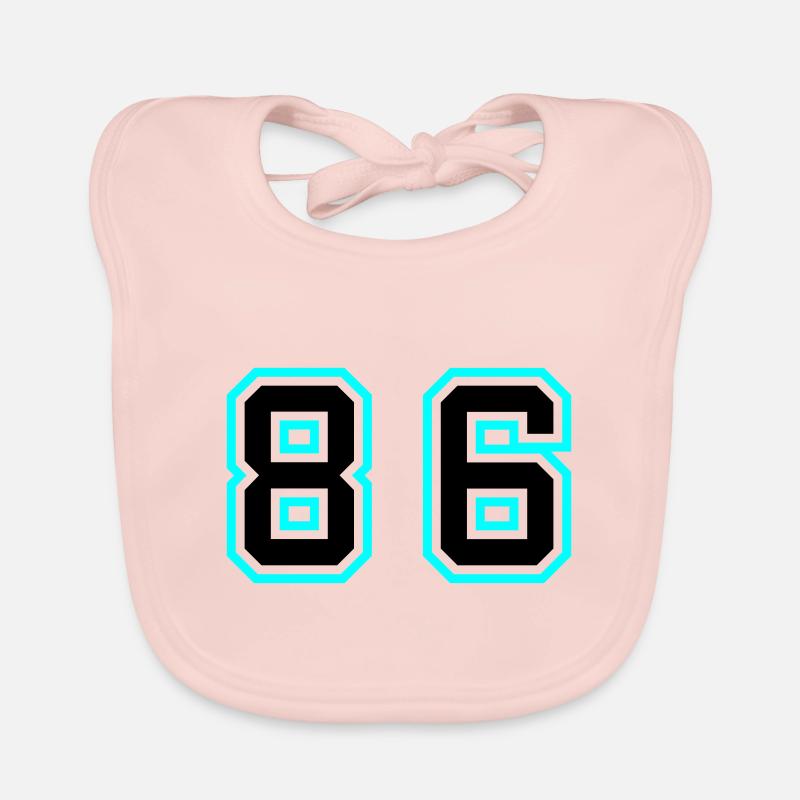 86 Symbole numérique Bavoir bio Bébé