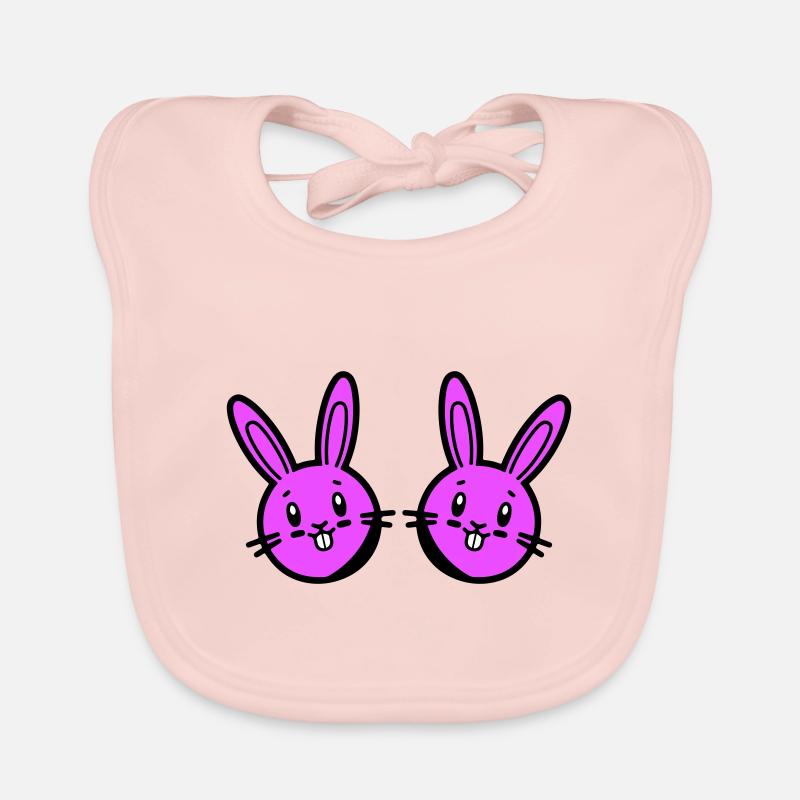 Lapin de Pâques Pâques Bavoir bio Bébé