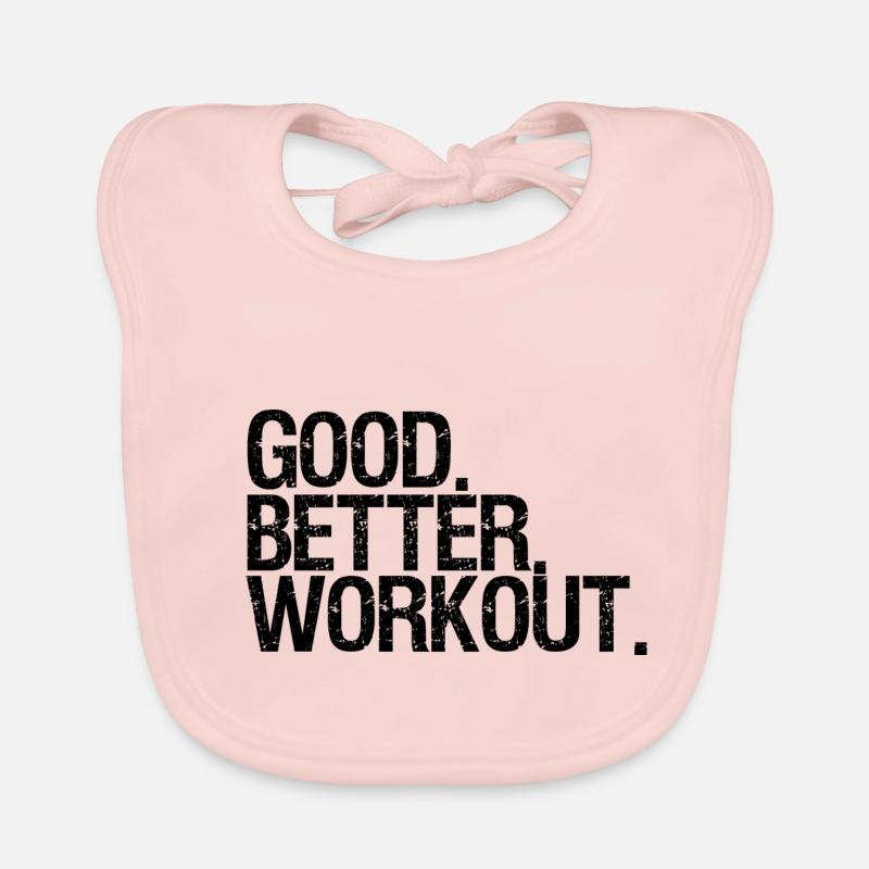workout Organic Baby Bibs