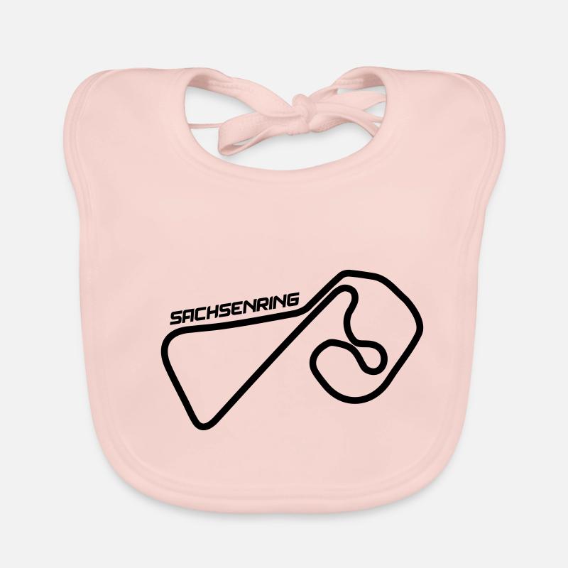 Course de voiture de Sachsenring Bavoir bio Bébé