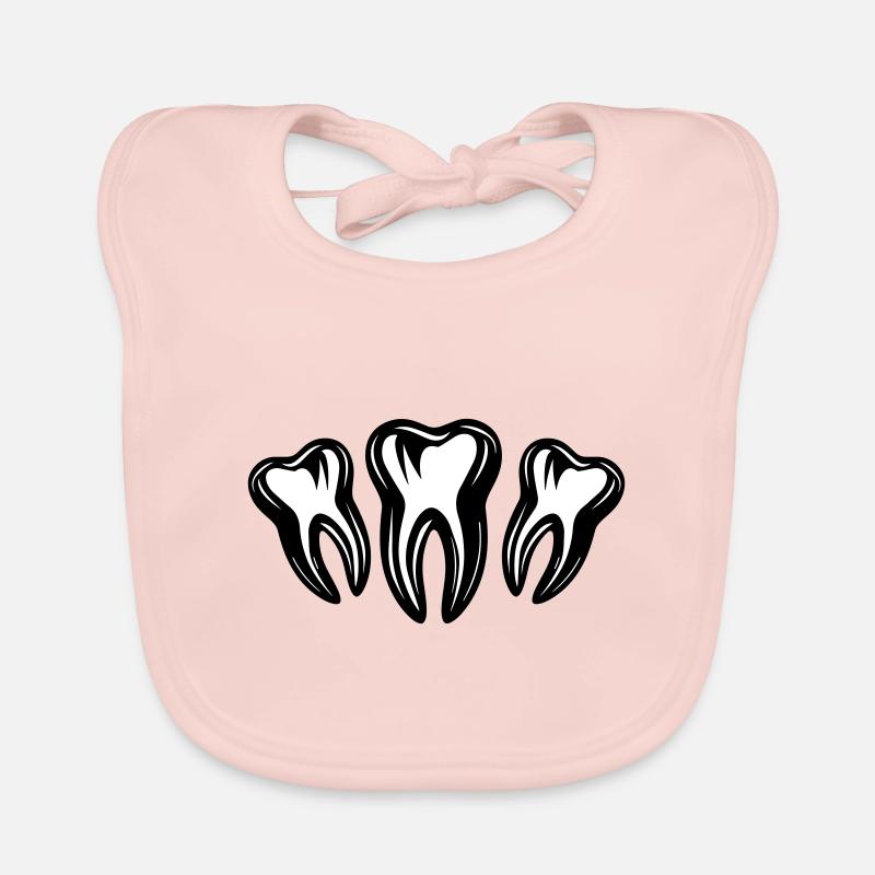 Icône de dentiste dentaire dentaire dentaire Bavoir bio Bébé