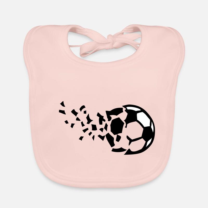 explosion balloon soccer destructurer destruct Organic Baby Bibs