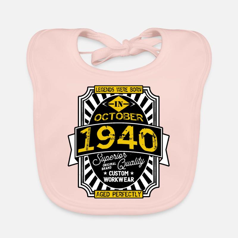 1940 OCTOBER Organic Baby Bibs