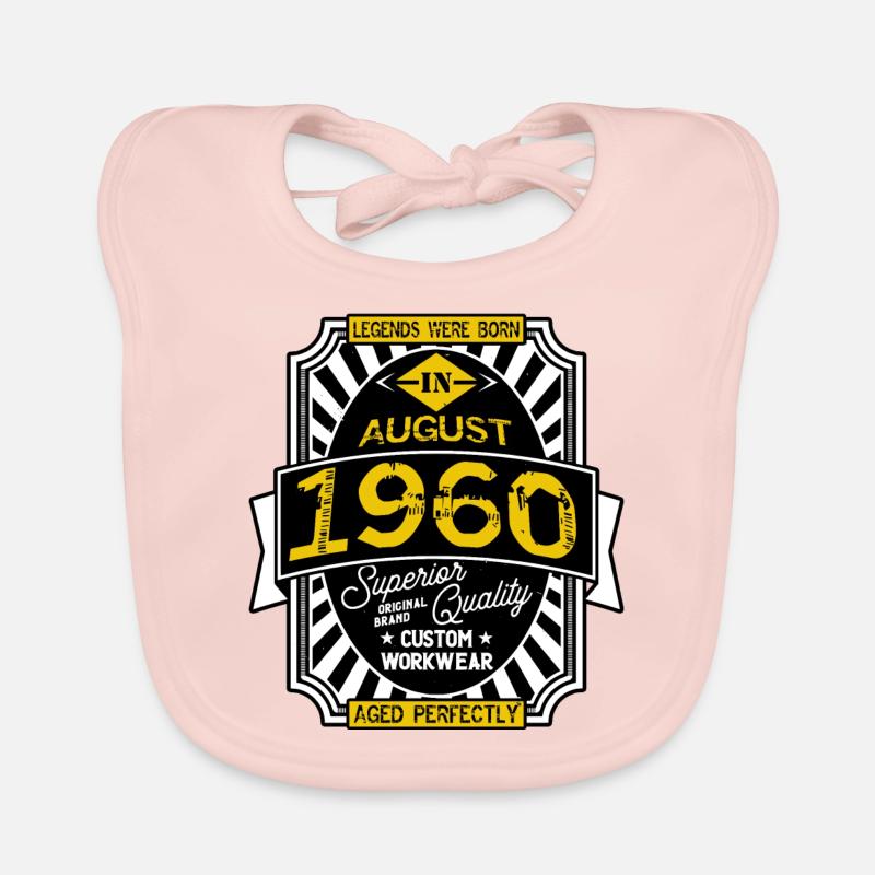 1960 AUGUST Organic Baby Bibs