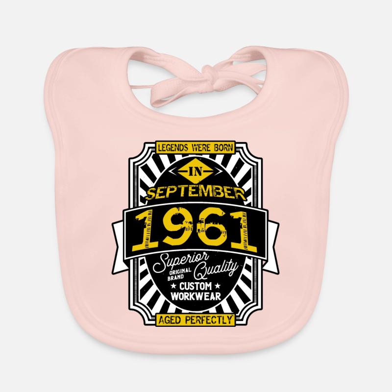 1961 SEPTEMBER Organic Baby Bibs