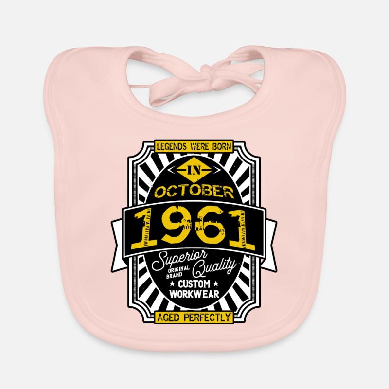 1961 OCTOBER Organic Baby Bibs