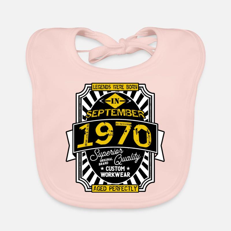 1970 SEPTEMBER Bavoir bio Bébé