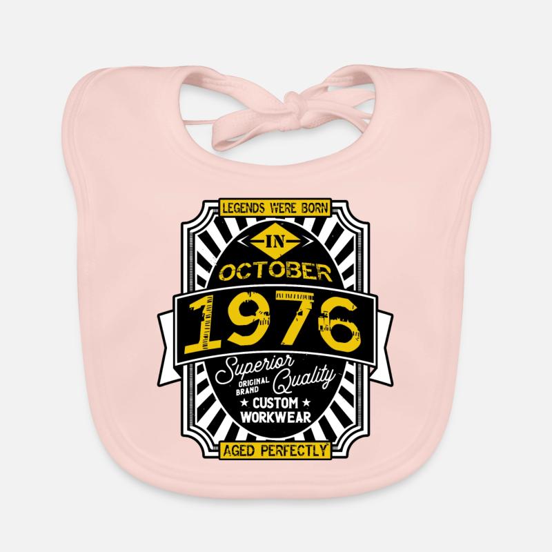 1976 OCTOBER Organic Baby Bibs