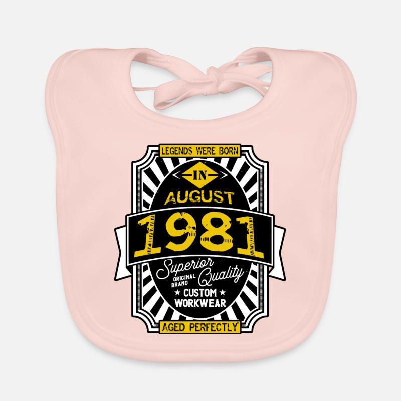 1981 AUGUST Organic Baby Bibs