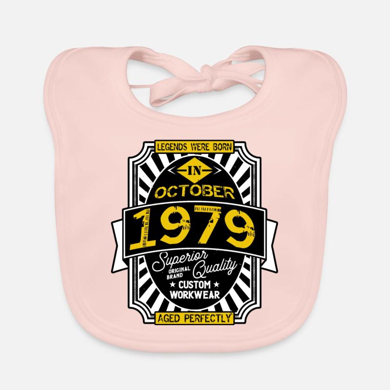 1979 OCTOBER Organic Baby Bibs