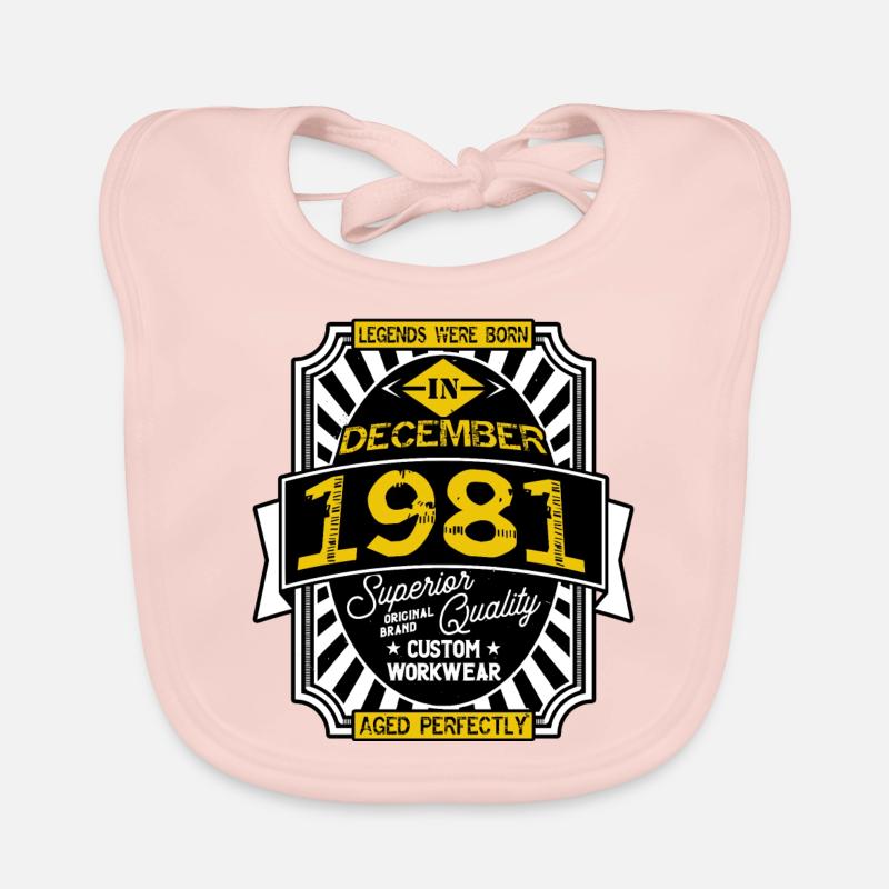 1981 DECEMBER Organic Baby Bibs