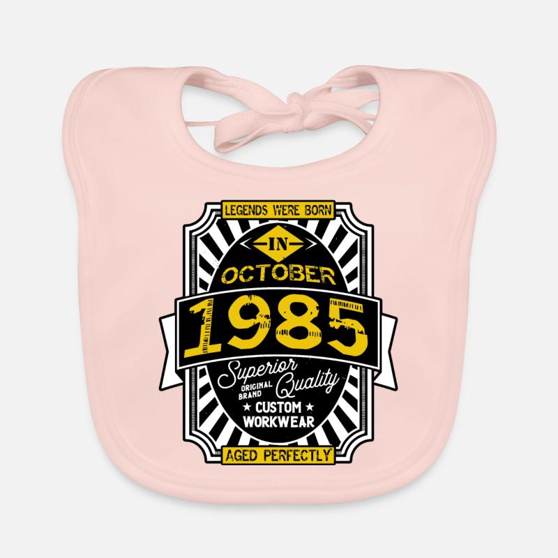 1985 OKTOBER - Baby Bio-Lätzchen - Rose