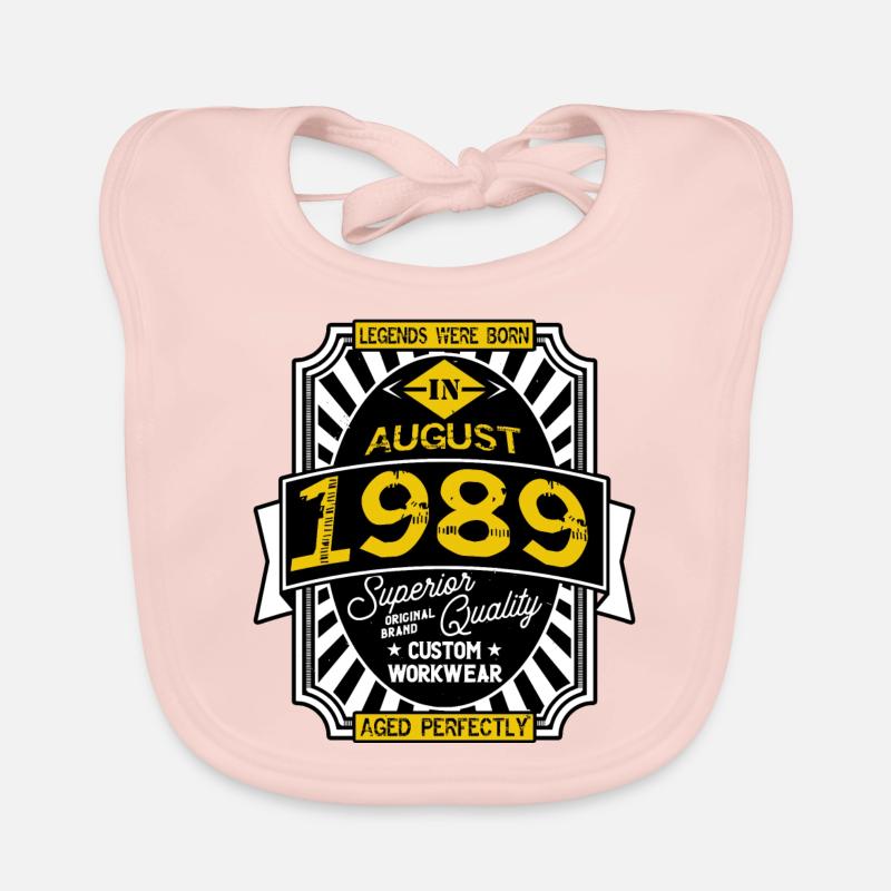 1989 AUGUST Organic Baby Bibs
