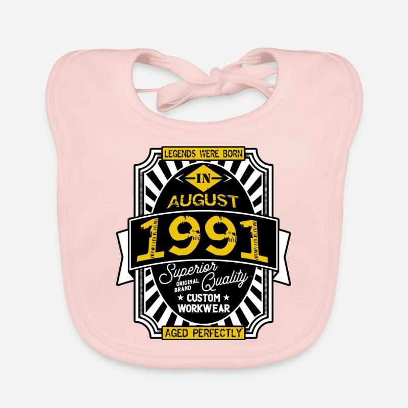 1991 AUGUST Organic Baby Bibs