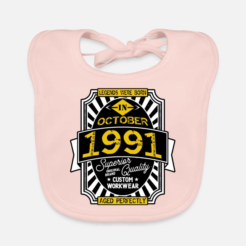 1991 OCTOBER Organic Baby Bibs