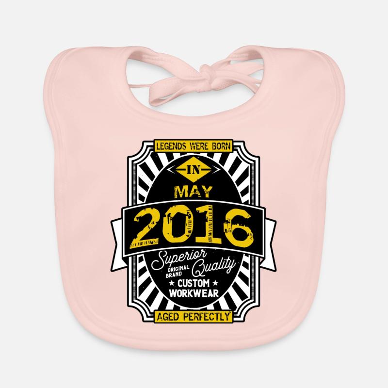 2016 MAY Organic Baby Bibs