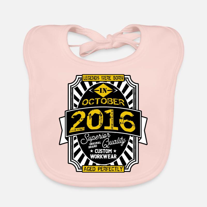 2016 OCTOBER Organic Baby Bibs