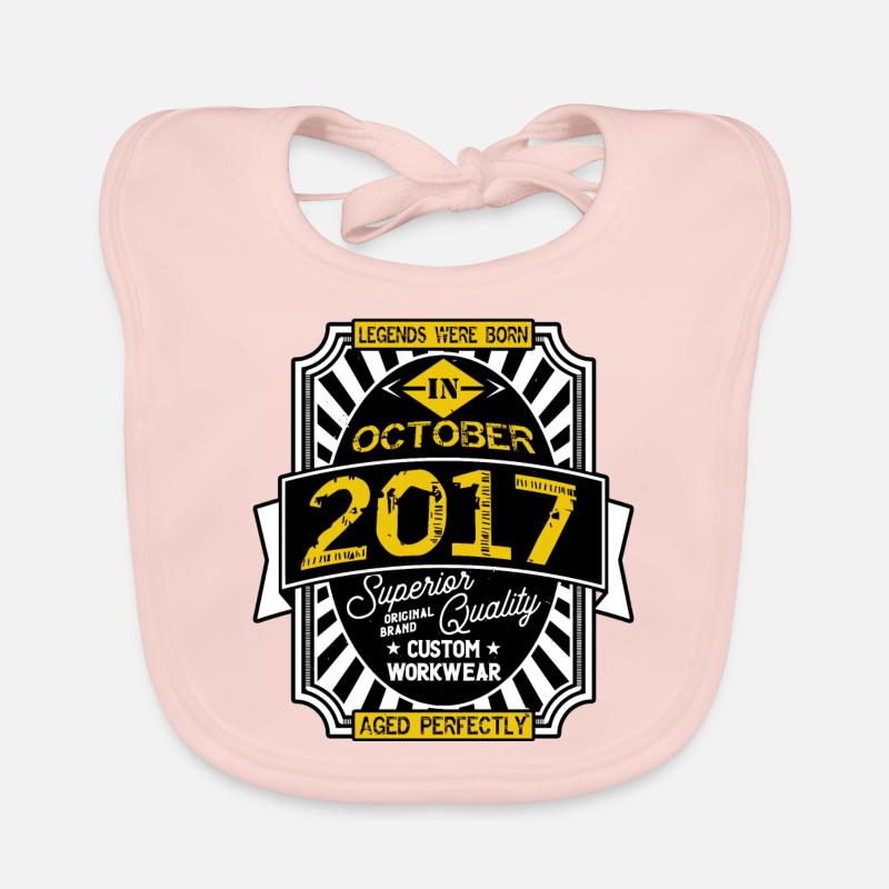 2017 OCTOBER Organic Baby Bibs