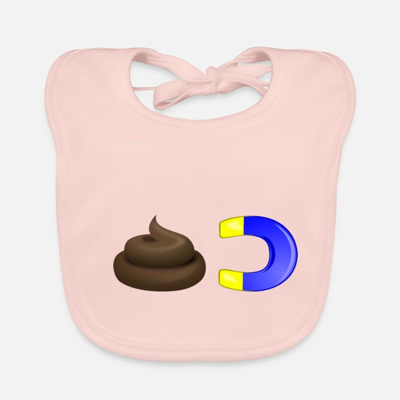 aimant de merde Bavoir bio Bébé