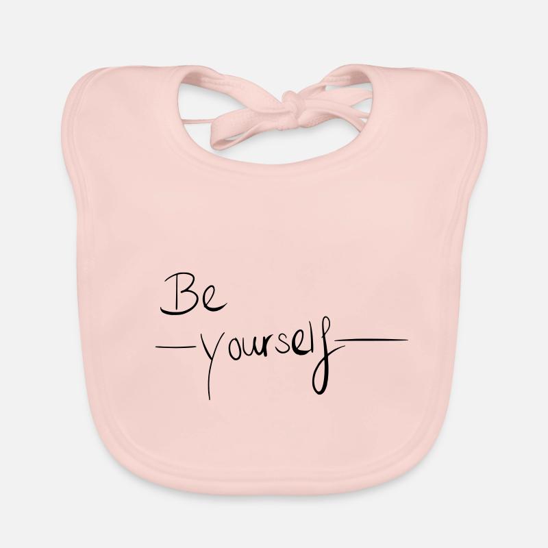 Be Yourself - Baby Bio-Lätzchen - Rose