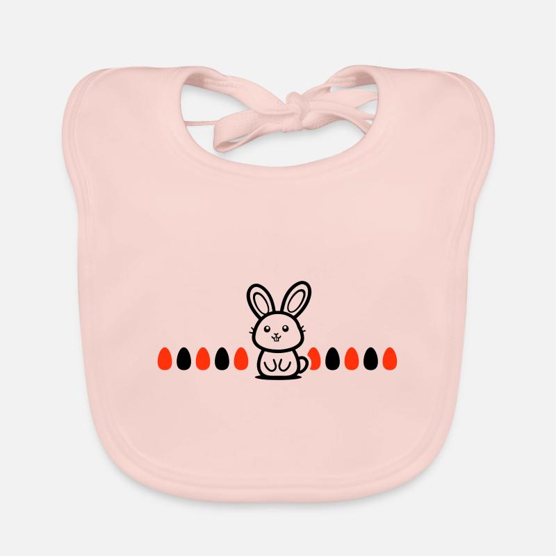 Lapin Pâques Bavoir bio Bébé