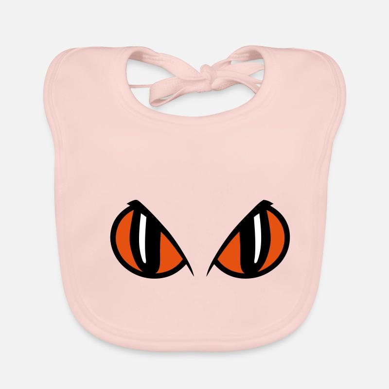 oeil yeux mechant 15 Bavoir bio Bébé