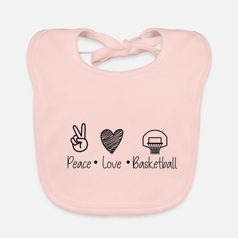 Basketball - Baby Bio-Lätzchen - Rose
