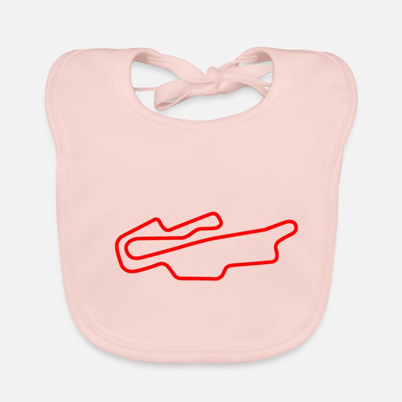 Mugello Circuit - Customize mit Ihrem eigenen Text Baby Bio-Lätzchen