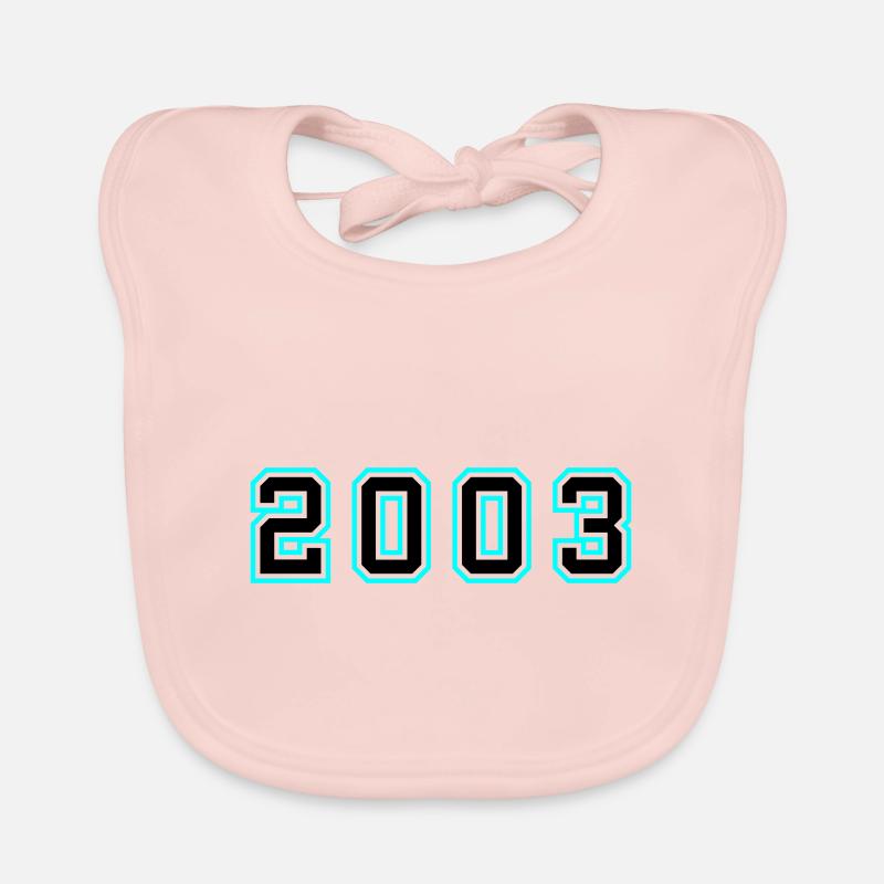2003 Jahr Geburtstag Baby Bio-Lätzchen