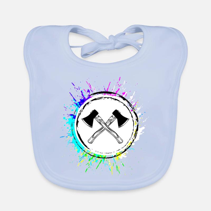 Axt Symbol Baby Bio-Lätzchen