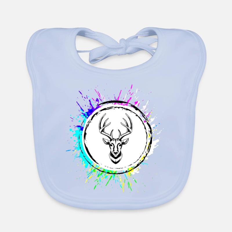 Deer Deer Symbol Organic Baby Bibs