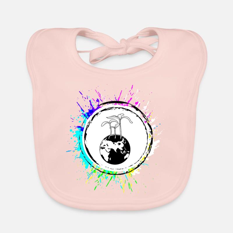 Planet Earth Organic Baby Bibs