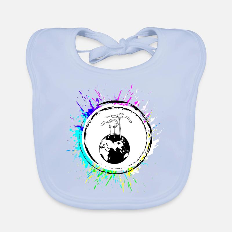 Planet Erde Baby Bio-Lätzchen