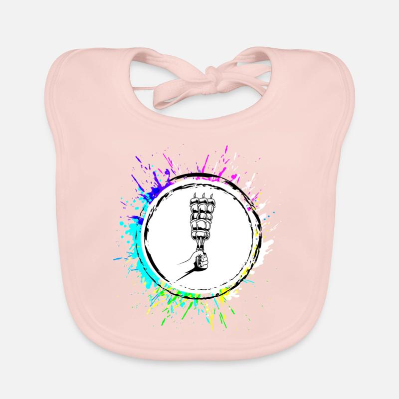 Skewer Grill Kebab Organic Baby Bibs