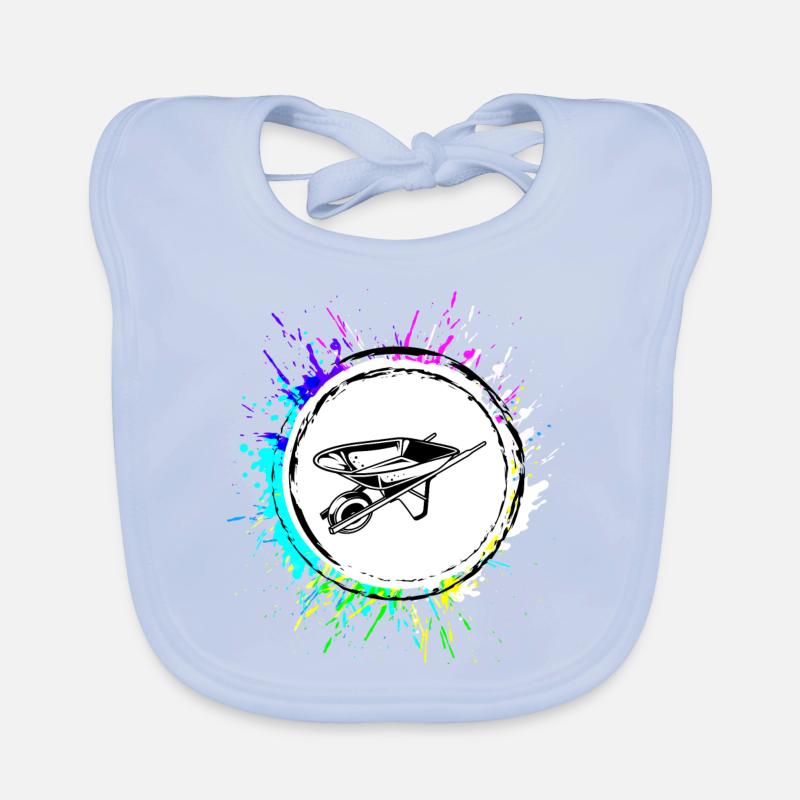 Wheelbarrow icon Organic Baby Bibs