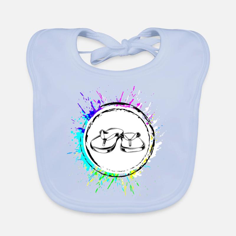 Badelatschen icon Baby Bio-Lätzchen