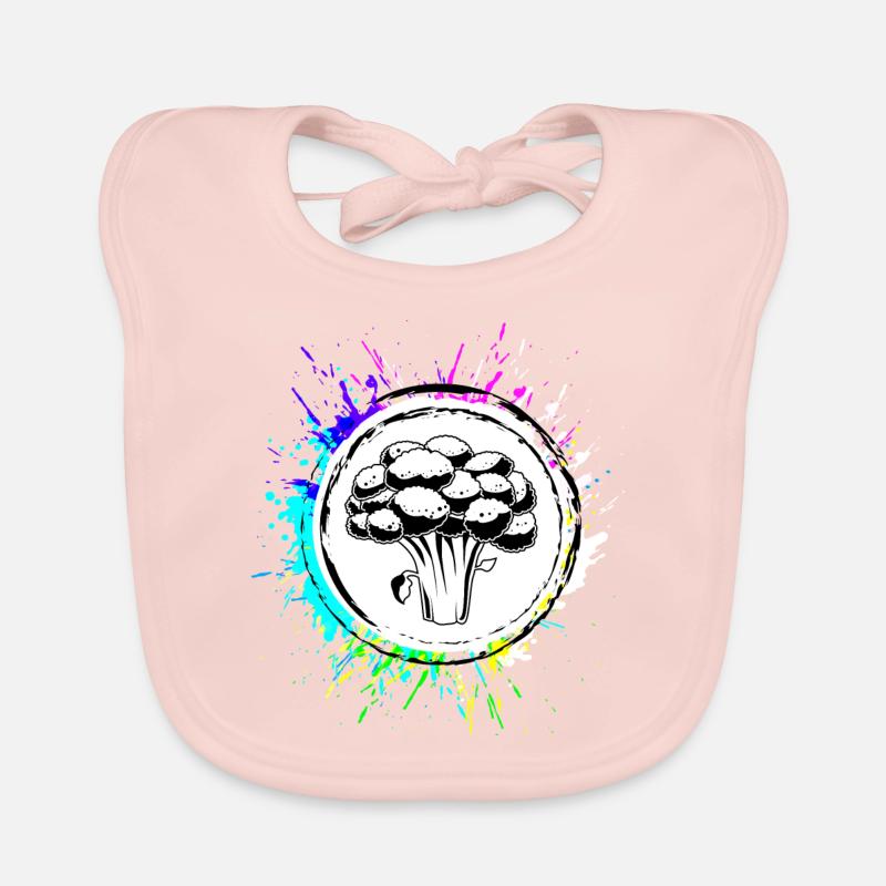 Broccoli Vegetables Organic Baby Bibs